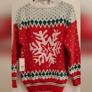 Snowflake sweater Unisex L/XL